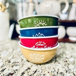 Camping ceramic bowls